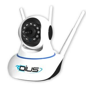 Dius กล้องวงจรปิดไร้สาย 1080P Full HD รุ่น DTI-DT201080P-2.2MP
