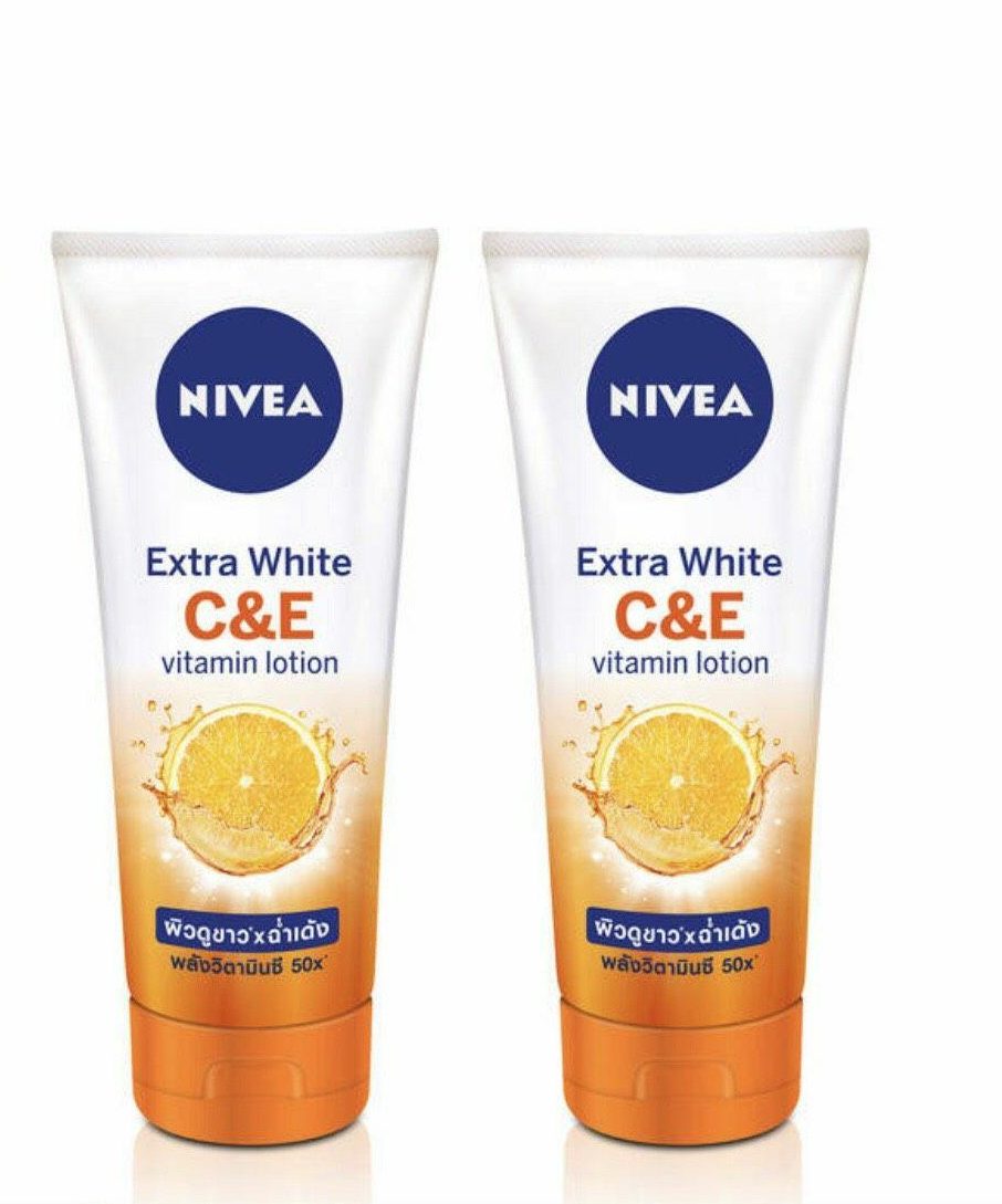 โลชั่นบำรุงผิว NIVEA Extra White C and E Vitamin Lotion 320 ml.