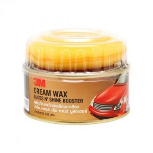 3M Cream Wax Gloss N’ Shine Booster ครีมแว๊กซ์ ผลิตภัณฑ์แว๊กซ์เคลือบเงาสีรถ