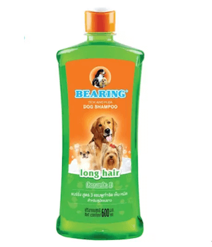 BEARING Tick & Flea Dog Shampoo สำหรับสุนัขขนยาว (สีเขียว)