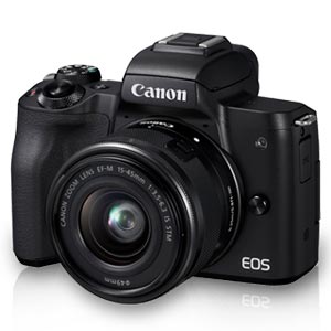 Canon EOS M50 Mark II kit 15-45mm กล้องมิเรอร์เลส ยอดนิยม
