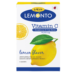 LEMONTO Vitamin C แบบชงดื่มรสเลม่อน