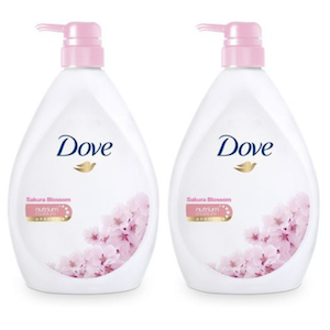 Dove Sakura Blossom Body Wash Pink ครีมอาบน้ำ