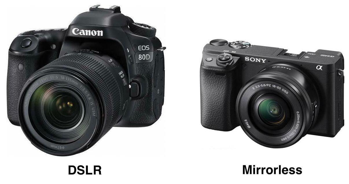 กล้อง Mirrorless และ กล้อง DSLR