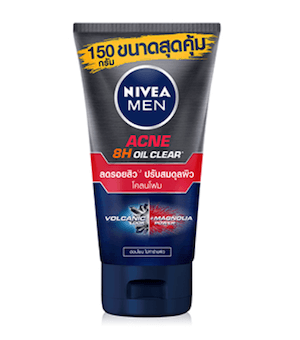 NIVEA Men Acne Oil Clear Mud Foam (เมน แอคเน่ ออยล์ เคลียร์ มัด โฟม)
