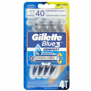Gillette ชุดมีดโกนใช้แล้วทิ้ง รุ่น Blue3