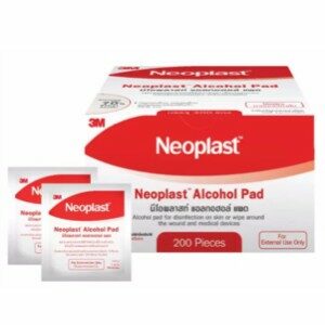 3M Neoplast Alcohol Pad ผ้าชุบแอลกอฮอล์ 70 %