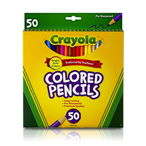 Crayola สีไม้ไร้สารพิษ 50 สี