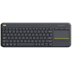 Logitech Wireless Keyboard Built-In Touchpad คีย์บอร์ดไร้สายพร้อมทัชแพด รุ่น K400 Plus