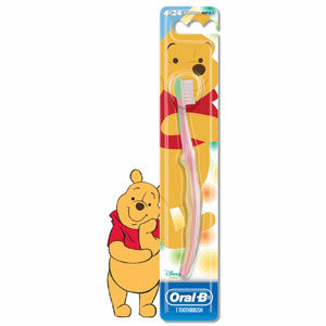Oral-B ออรัลบี แปรงสีฟันเด็ก สเตจเจส เบบี้ หมีพูห์