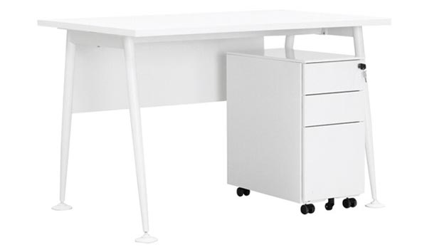โต๊ะทำงาน สีขาว เฟอร์ราเดค AX1260
