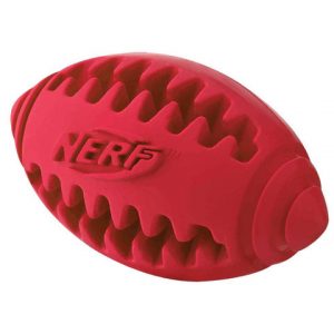 Nerf Teether Football ของเล่นสุนัข ลูกฟุตบอลขัดฟัน