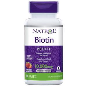 Natrol Biotin นาทรอล ไบโอตินเข้มข้น อมใต้ลิ้น