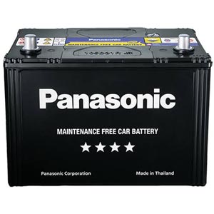 Panasonic แบตเตอรี่รถยนต์ กึ่งแห้ง (45Ah) รุ่น 50B24R/L - MF High Spec