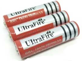 ถ่านชาร์จ UltraFire 18650 Ultrafire 9800 mAh 3.7V