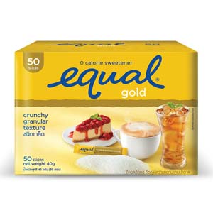 Equal Gold ผลิตภัณฑ์ให้ความหวานแทนน้ำตาล