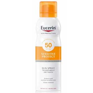 Eucerin สเปรย์กันแดดผิวกาย Sun Spray Dry Touch Transparent SPF50