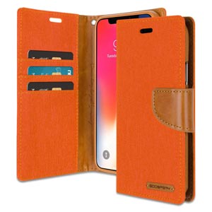 GOOSPERY® เคสฝาพับ iPhone XS Max รุ่น Canvas Diary Case
