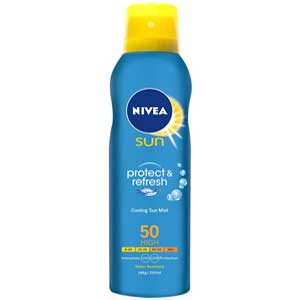 Nivea สเปรย์กันแดด Sun Protect & Refresh Cooling Sun Mist SPF 50