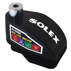 SOLEX กุญแจล็อคดิสเบรคแบบมีเสียงเตือน สำหรับรถจักรยานยนต์ รุ่น 9070