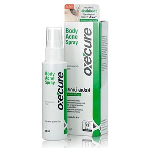 สเปรย์รักษาสิวหลัง Oxecure Body Acne Spray