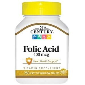 อาหารเสริมกรดโฟลิก 21st Century Folic Acid