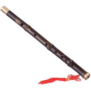 ขลุ่ยไม้ไผ่ Dizi ขลุ่ยแบบดั้งเดิมจีน ดนตรี Woodwind Instrument