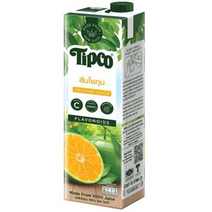 ทิปโก้ น้ำส้มโชกุน 100%