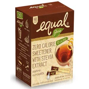 น้ำตาลหญ้าหวาน Equal Stevia 0 Calorie Sweetener