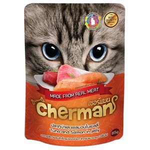 อาหารแมวแบบเปียก Cherman