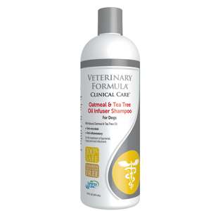 Veterinary Formula แชมพูสัตวแพทย์ สูตร Oatmeal & Tea Tree ยับยั้งแบคทีเรีย เชื้อรา