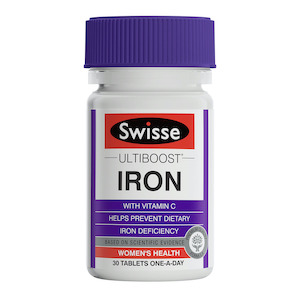 อาหารเสริมบำรุงเลือด Swisse Ultiboost Iron Supplement  วิตามินบำรุงเลือด
