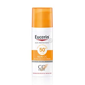 ซีซีครีม Eucerin Sun CC Cream SPF50+
