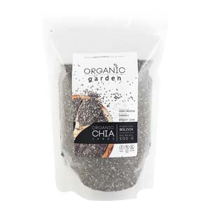 เมล็ดเจียออร์แกนิค Organic Garden Chia Seeds