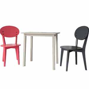 ABC Design ชุดโต๊ะเด็ก โต๊ะ1ตัว+เก้าอี้2ตัว