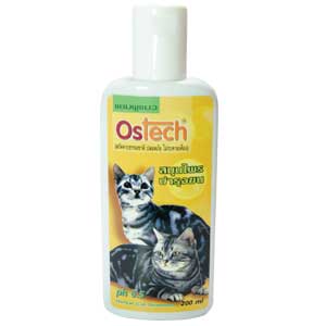 Ostech Cat Herbal แชมพูแมว สูตรสมุนไพร
