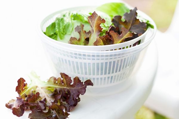 Salad Spinner อุปกรณ์สลัดน้ำออกจากผัก ครัว ผัว อาหาร ตะกร้า แม่บ้าน