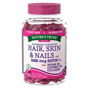 อาหารเสริมไบโอติน Nature’s Truth Hair Skin Nails Biotin