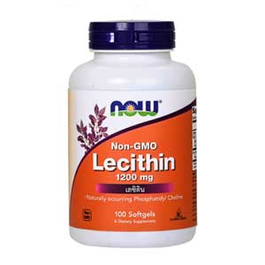 อาหารเสริมเลซิติน NOW® Foods Lecithin