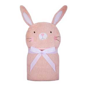 Mothercare bunny swaddle wrap NB925 Pink ผ้าขนหนูเด็ก
