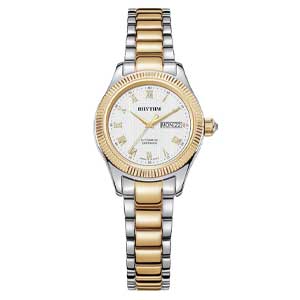 RHYTHM นาฬิกาข้อมือผู้หญิง รุ่น A1405S03 สี Silver-Gold