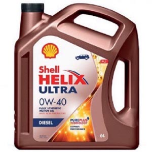 Shell Helix Ultra น้ำมันเครื่อง สังเคราะห์แท้ 100% ดีเซล 0W-40