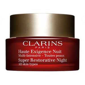 คลาแรงส์ ผลิตภัณฑ์บำรุงผิวหน้า CLARINS Super Restorative Night Cream for All skin Types