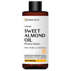 น้ำมันอัลมอนด์ Amouriq Sweet Almond Oil Virgin Prunus Dulcis