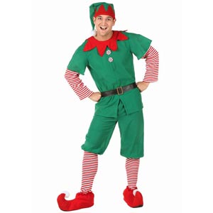 ชุดซานต้าสีเขียว ชุดเอลฟ์ ELF ผู้ชาย