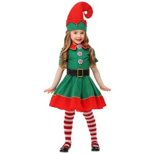 ชุดแฟนซีเด็กผู้หญิง ชุดคริสต์มาส (สีเขียว)