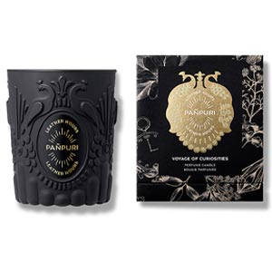 PANPURI เทียนหอม Voyage of Curiosities Leather Hours Perfume Candle