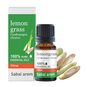 Sabai Arom Lemongrass Essential Oil Single กลิ่นตะไคร้