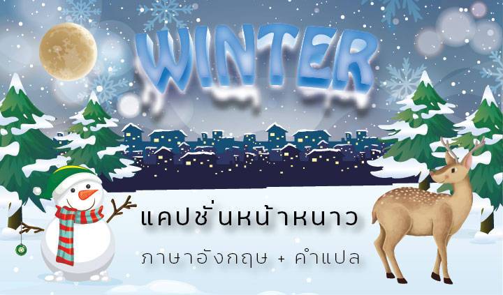 แคปชั่นหน้าหนาว ภาษาอังกฤษ พร้อมคำแปล - Hello, Winter! » Best Review Asia