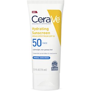 Cerave Hydrating Sunscreen Face Lotion SPF 50